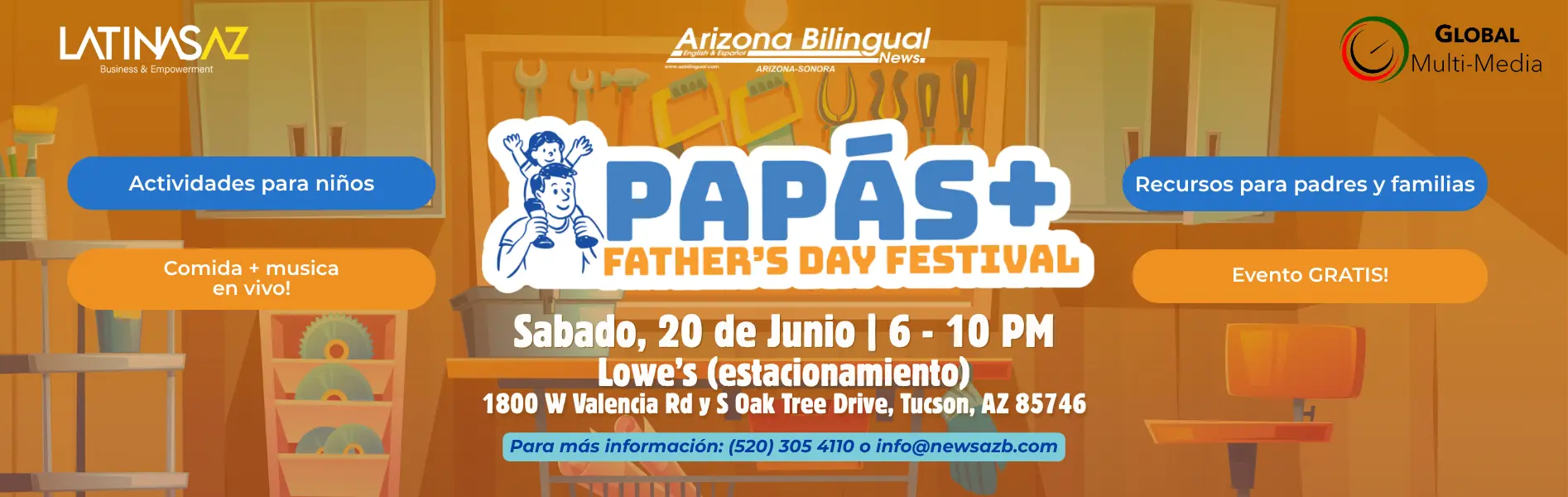 Papas+ website banner (SAABE)
